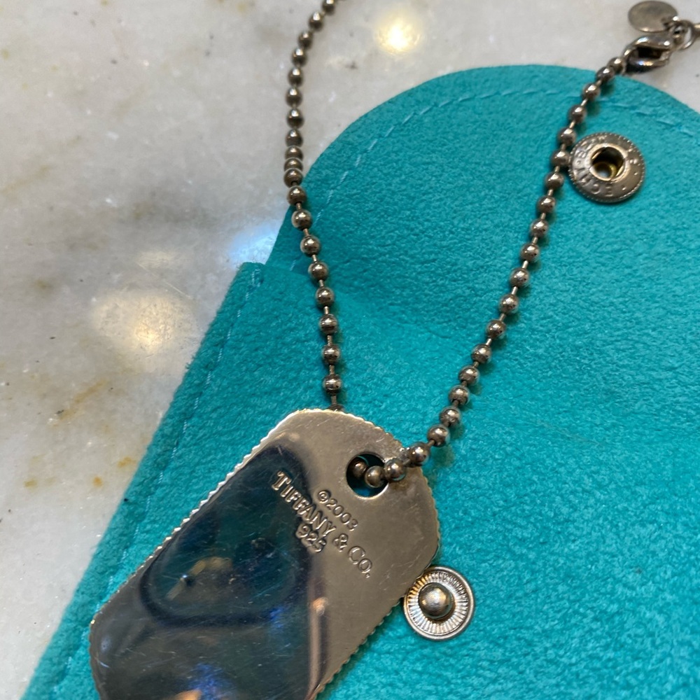 Tiffany Dog Tag Necklace